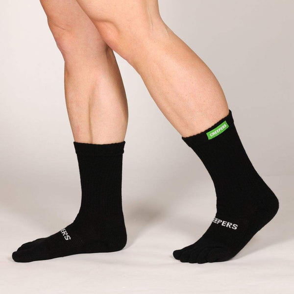 Creepers Wool toe socks midweight merino hiking socks in boot length
